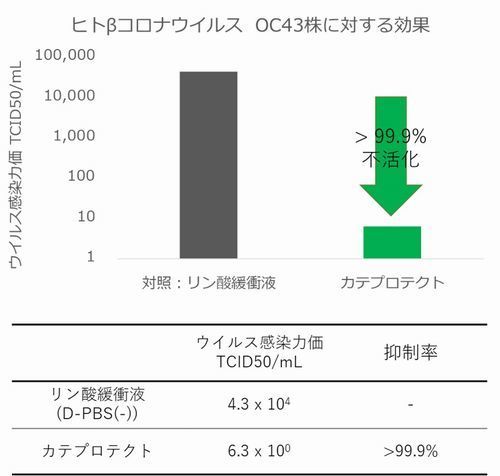 ヒトβコロナウィルス　OC43株に対する効果500.jpg